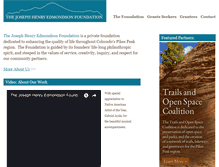 Tablet Screenshot of jhedmondson.org